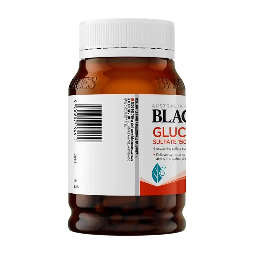 Viên uống hỗ trợ xương khớp Blackmores Glucosamine Sulfate 1500mg - Giảm thoái hóa, hỗ trợ tái tạo sụn khớp, 180 viên