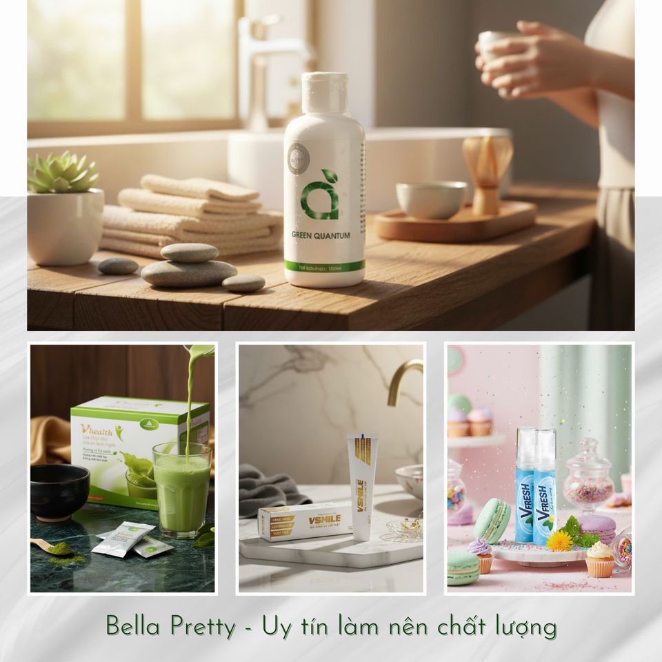 Green Quantum Nước Uống Diệp Lục Green Quantum Pha Với Nước Tăng Tế Bào Máu Giúp Chống Oxi Hóa Đào Thải Độc Tố