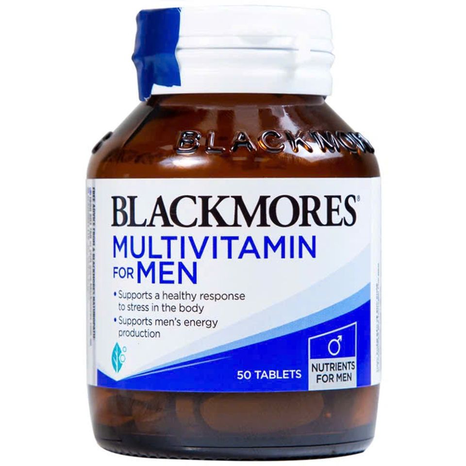 Vitamin Tổng Hợp Blackmores Dành Cho Nam 50 Viên - Bổ Sung Năng Lượng, Hỗ Trợ Miễn Dịch và Phục Hồi Sau Tập Luyện