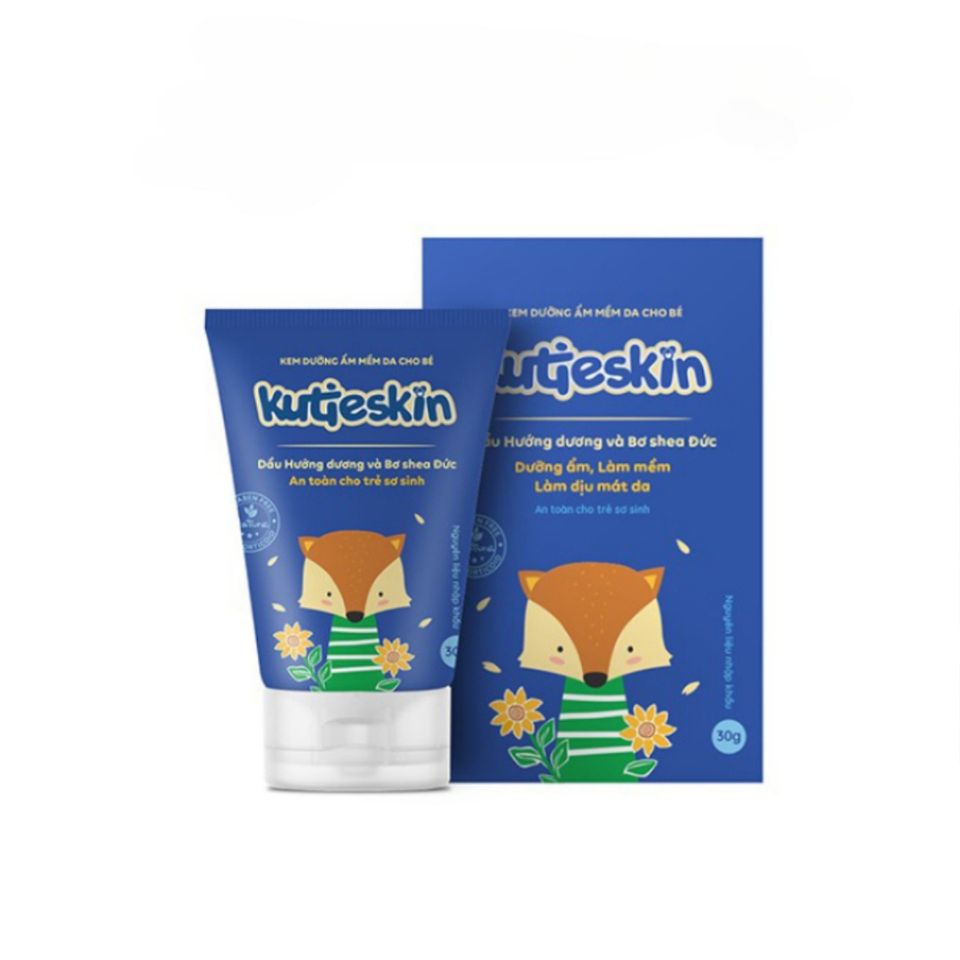 Kem Bôi Dưỡng Ẩm Kutieskin Cho Bé - Dưỡng Da Mềm Mịn, Cấp Ẩm Nhanh Chóng, Chăm Sóc Da Nhạy Cảm, Phù Hợp Trẻ Sơ Sinh