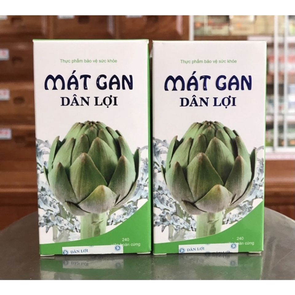 Viên uống Mát Gan Dân Lợi 240 Viên - Bổ Gan, Giải Độc, Thanh Nhiệt, Hỗ Trợ Lọc Máu Hiệu Quả, Chăm Sóc Sức Khỏe Gan