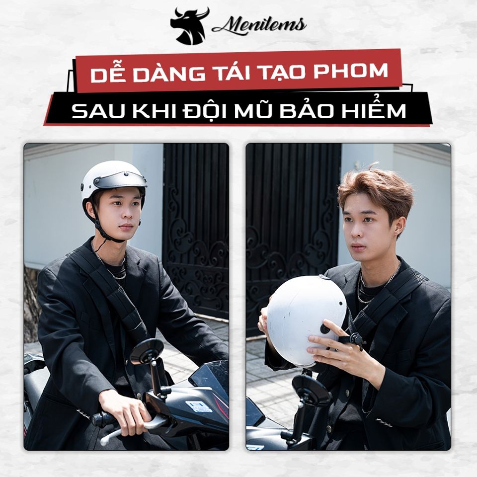 Sáp Vuốt Tóc Menitems Clay - Dưỡng Tạo Kiểu Tự Nhiên, Giữ Nếp Lâu 10H, Hương Thơm Quyến Rũ, Chăm Sóc Tóc Khỏe Mạnh 50g