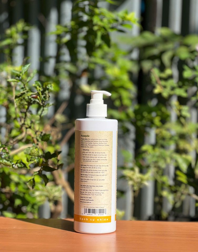 Nước Rửa Chén Fuwa3e 100ml & 500ml - Hương Dứa Dịu Nhẹ, An Toàn cho Da Nhạy Cảm, Sạch Nhanh & Tiết Kiệm Nước