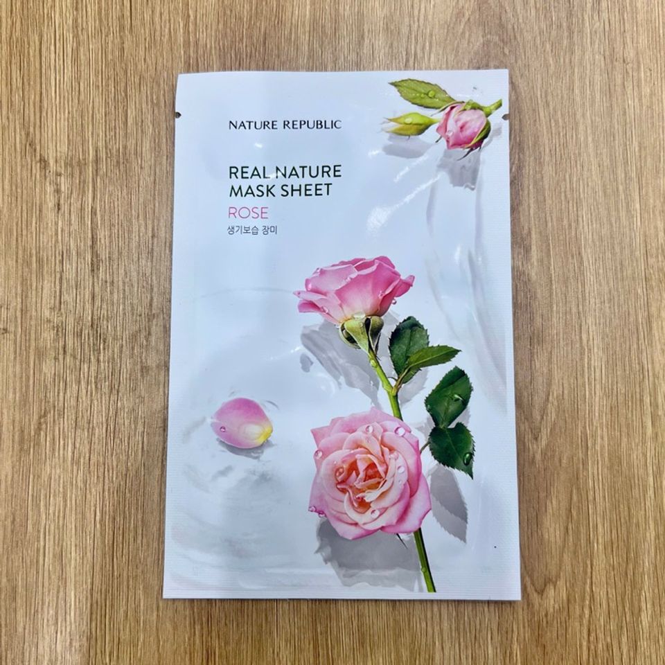Mặt Nạ Dưỡng Da Nature Republic Real Nature Mask Sheet Hàn Quốc - Hương Lô Hội, Cà Chua, Cam, Hoa Hồng - Cấp Ẩm và Thư Giãn Da