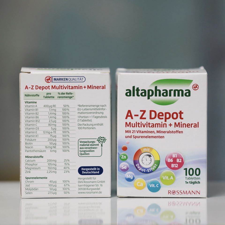 Vitamin Tổng Hợp Và Khoáng Chất Từ Đức - Hộp 100 Viên, Hỗ Trợ Sức Khỏe Toàn Diện, Hàng Chính Hãng