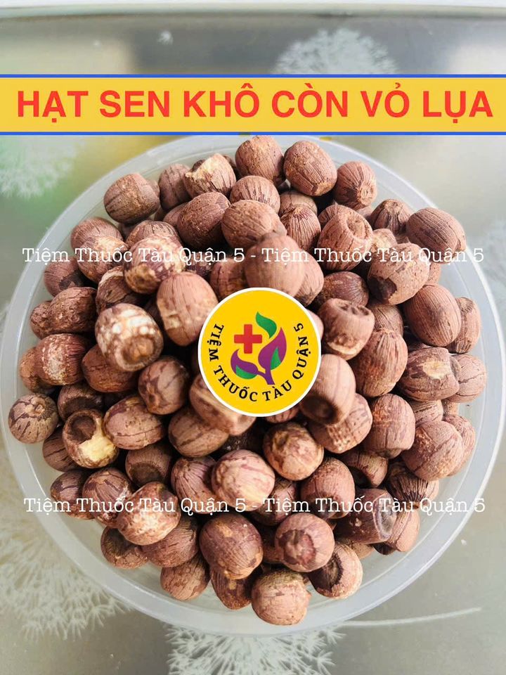 Hạt Sen Khô Nguyên Vỏ Lụa Đặc Biệt - Thơm Ngon 500g, Giàu Dinh Dưỡng, Thanh Lọc Cơ Thể