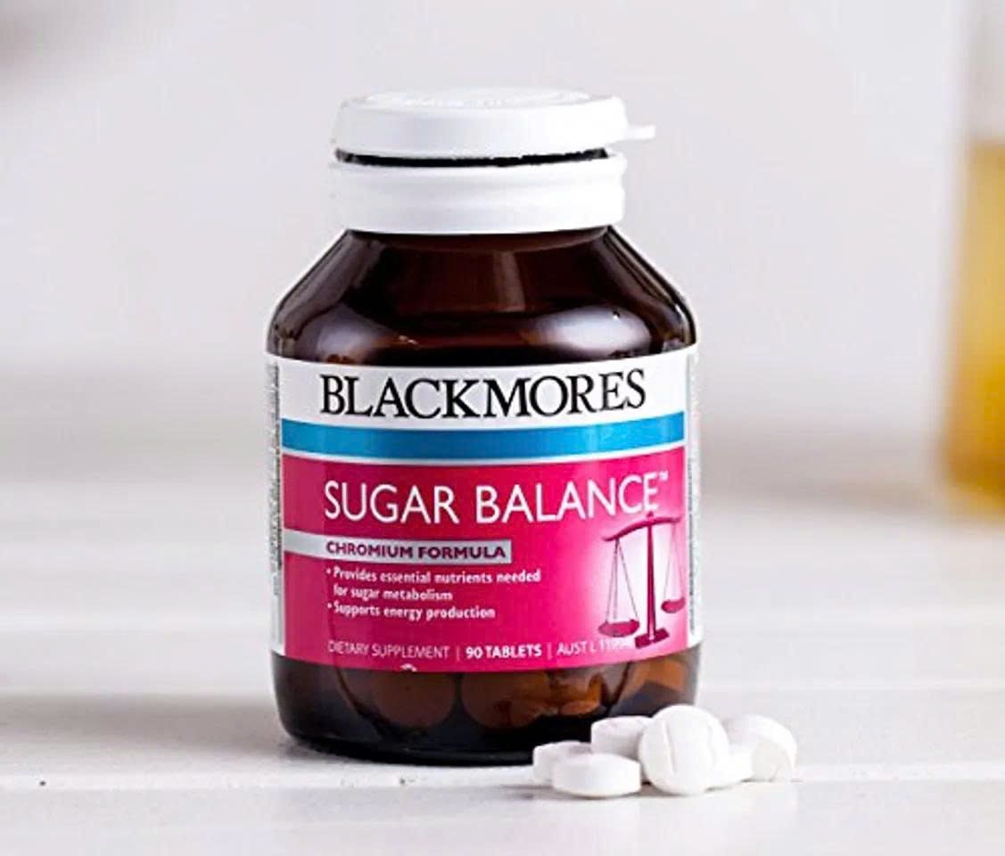 Viên Uống Hỗ Trợ Đường Huyết Sugar Balance Blackmores 90 Viên - Hỗ Trợ Kiểm Soát Tiểu Đường, Duy Trì Mức Đường Huyết Ổn Định
