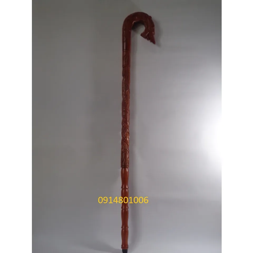 Cây Gậy Batoong Gỗ Hương Chống Trượt - Gậy Đi Bộ Sang Trọng Chạm Khắc ...
