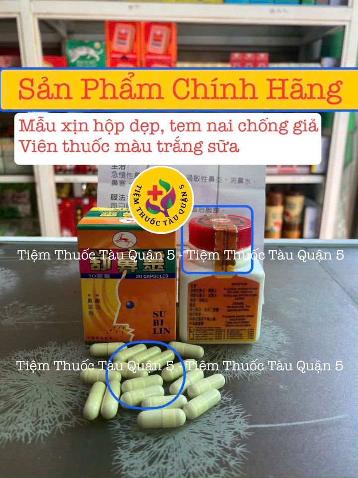 Viên Uống Men Vi Sinh Subilin Chính Hãng 30 Viên - Giải Pháp Hỗ Trợ Viêm Mũi, Viêm Xoang Hiệu Quả Từ Malaysia