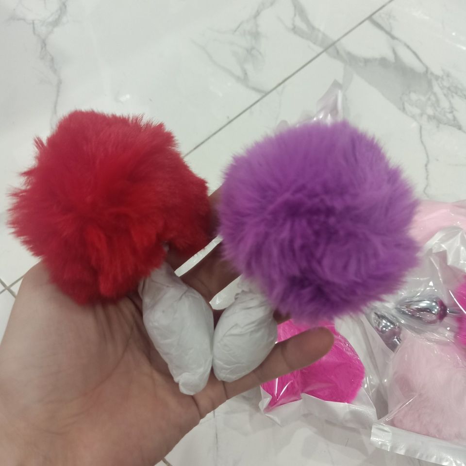 Bông Cosplay Đuôi Thỏ Nhiều Màu - Quà Tặng Valentine Dễ Thương - Phụ Kiện Cosplay Độc Đáo Cho Ngày Lễ Tình Nhân
