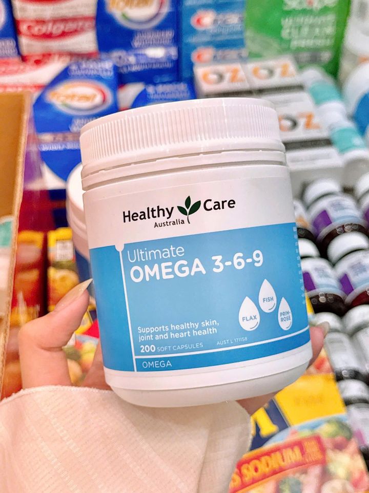 Viên Uống Healthy Care Ultimate Omega 200 Viên - Bổ Sung Omega-3 Tự Nhiên Hỗ Trợ Sức Khỏe Tim Mạch và Não Bộ