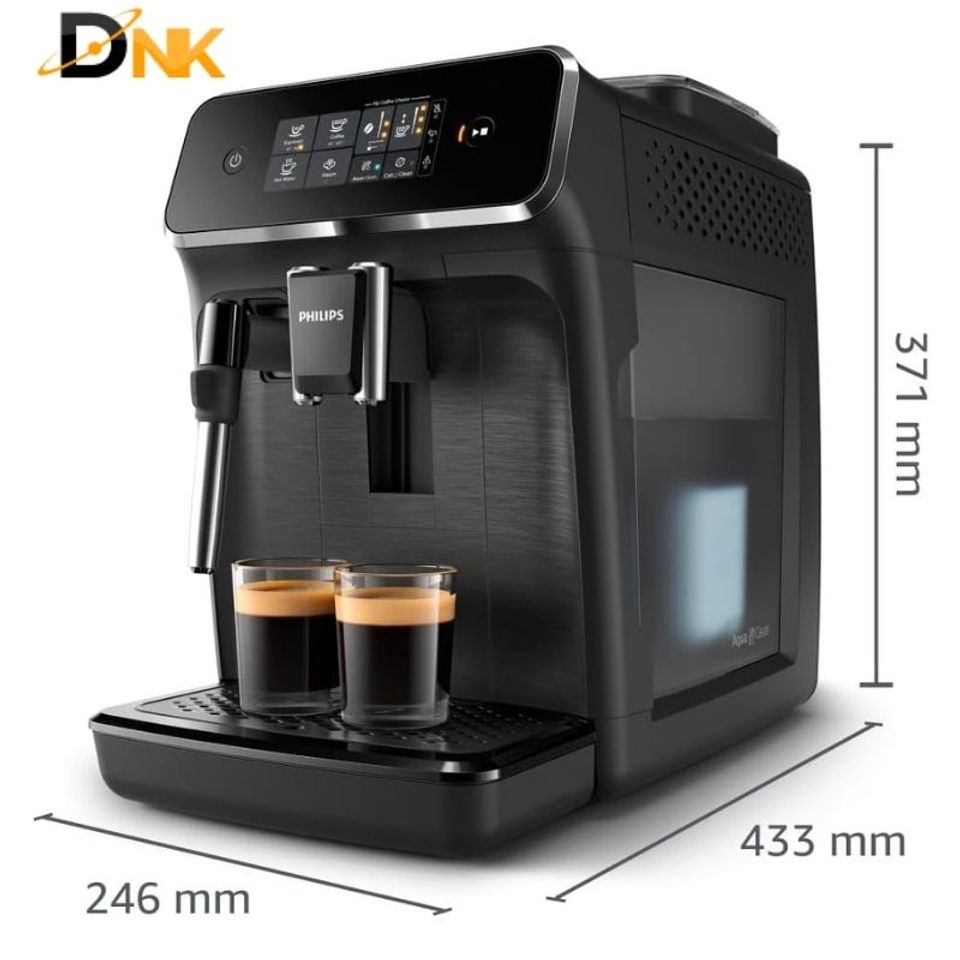 Máy Pha Cà Phê Philips EP2220/10 - Espresso Chuẩn Ý Tại Nhà, Công Nghệ Aroma Extract, Tự Động Cao Cấp, Bảo Hành Chính Hãng EU
