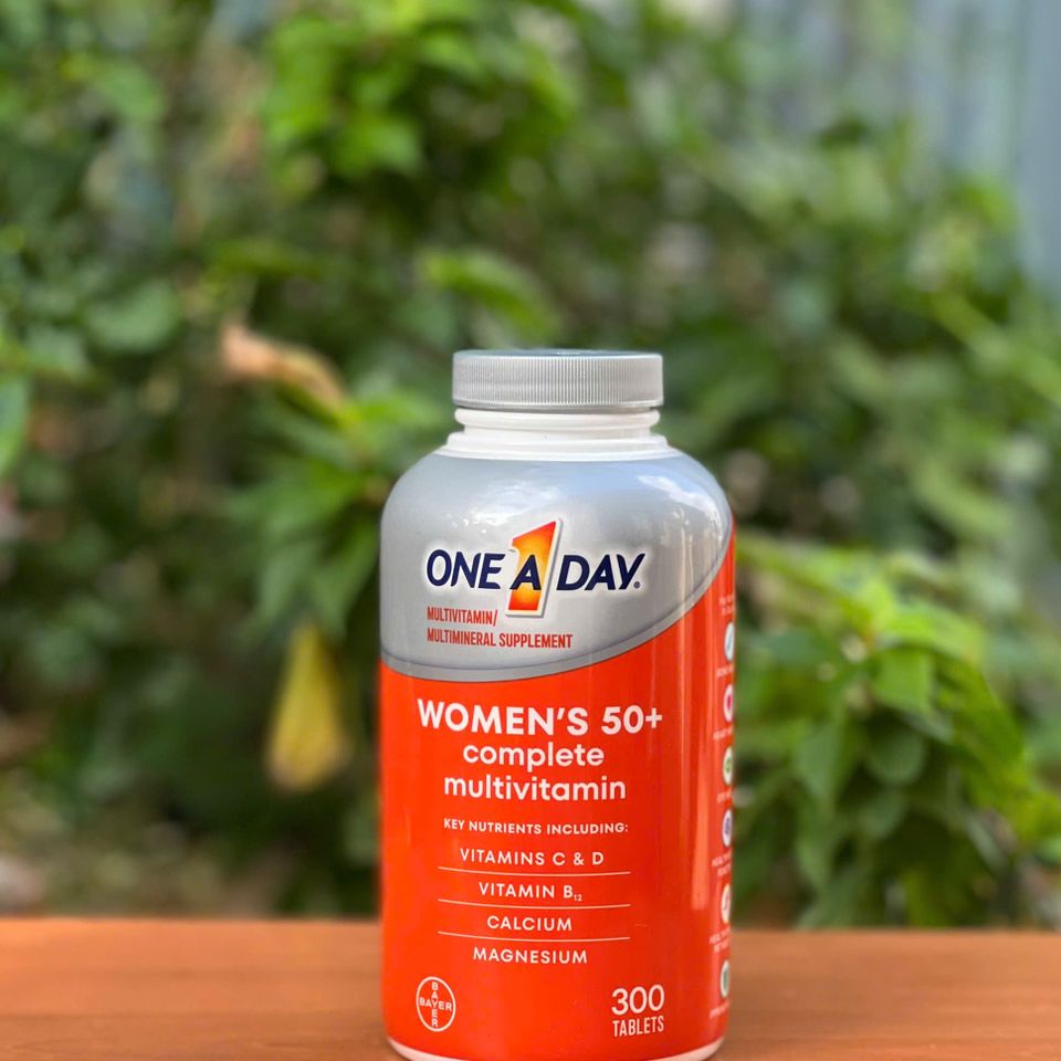 Vitamin Tổng Hợp One A Day Dành Cho Phụ Nữ Trên 50 - 300 Viên - Hỗ Trợ Sức Khỏe Thông Minh và Chống Lão Hóa