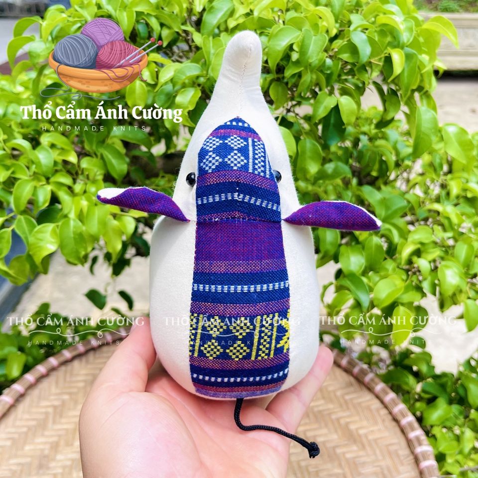 Thú Nhồi Bông Chú Voi Con Thổ Cẩm Dân Tộc Thái - Mềm Mại và An Toàn Cho Bé Yêu, Quà Tặng Ý Nghĩa