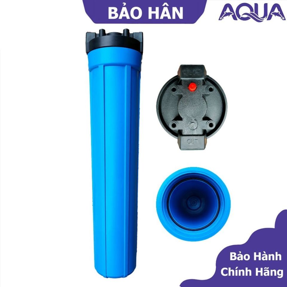 Cốc Lọc Nước Thô 20 Inch Ren 27 - Bảo Vệ Đầu Nguồn, Lọc Cặn Bẩn - Bao Gồm Lõi Lọc và Phụ Kiện Tiện Ích