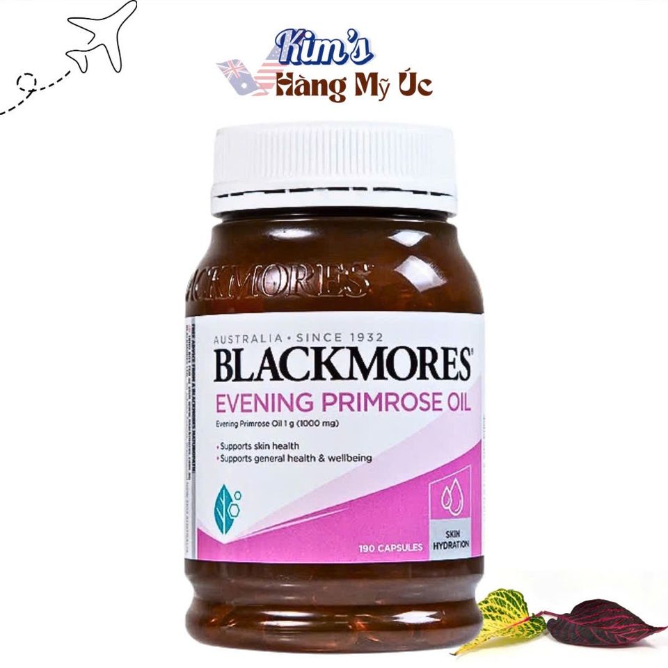 Tinh Dầu Hoa Anh Thảo Blackmores Evening Primrose Oil - Hỗ Trợ Cân Bằng Nội Tiết Tố Nữ Và Sức Khỏe Da, 190 Viên
