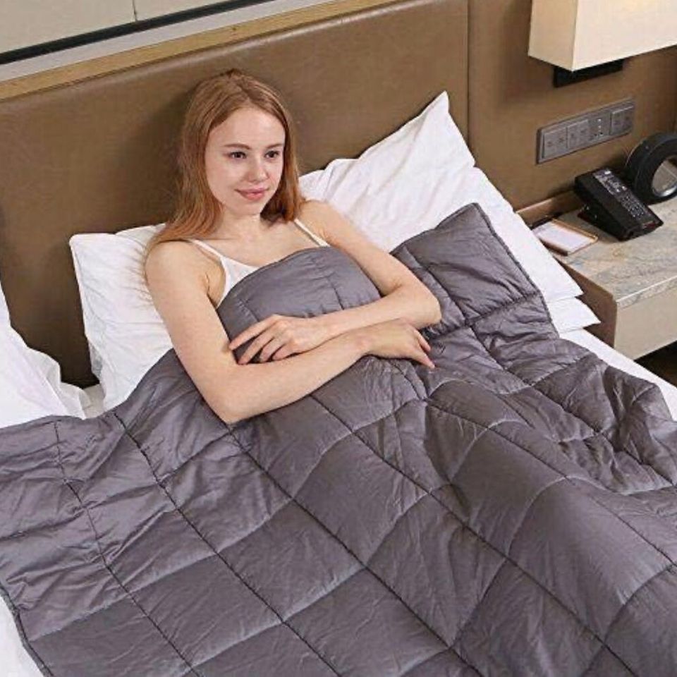 Chăn Trọng Lực Đôi 12kg Hushblanket Royal Latex Kích Thước 200x230cm - Giảm Lo âu, Tăng Chất Lượng Giấc Ngủ