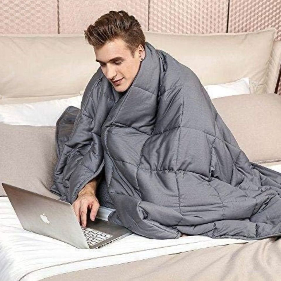Chăn Trọng Lực Đôi 12kg Hushblanket Royal Latex Kích Thước 200x230cm - Giảm Lo âu, Tăng Chất Lượng Giấc Ngủ