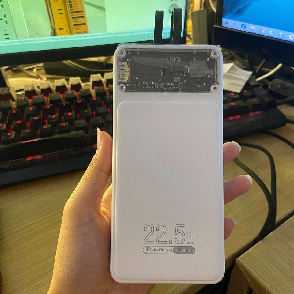 Sạc Dự Phòng POWER BANK FAST 20.000mAh - Sạc Nhanh 22.5W Có Màn Hình LED - Dung Lượng Lớn Tiện Lợi Cho Du Lịch & Công Việc