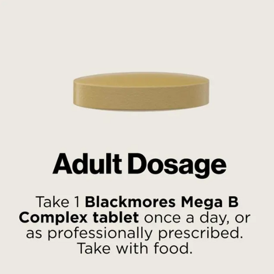 Viên uống bổ sung vitamin B tổng hợp Blackmores Mega B Complex của Úc - MẸ SÓC