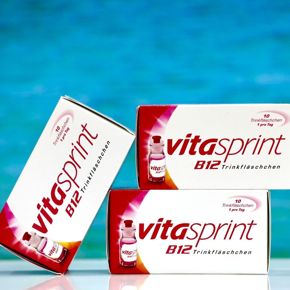 VITASPRINT B12 - Hộp 10 Lọ Vitamin B12 Nhập Khẩu Đức, Hỗ Trợ Sức Khỏe Tăng Cường Tinh Thần và Năng Lượng