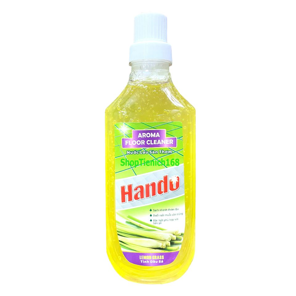 Nước Lau Sàn Đậm Đặc Siêu Sạch Hando 1L - Hương Xả Tự Nhiên An Toàn, Diệt Khuẩn, Sáng Bóng Bề Mặt Sàn