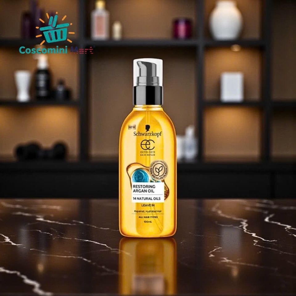 Dầu Dưỡng Tóc Schwarzkopf Extra Care Restoring Argan Oil 100ml - Phục Hồi và Bảo Vệ Tóc Khỏe Mạnh từ Úc