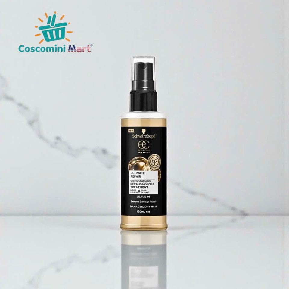 Xịt Dưỡng Tóc Schwarzkopf Ultimate Repair 120ml - Phục Hồi Tóc Hư Tổn, Nuôi Dưỡng Tóc Mềm Mượt, Chống Gãy Rụng, Dành Cho Mọi Loại Tóc