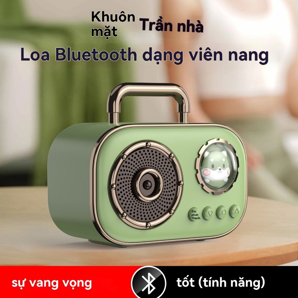 Loa Mini Bluetooth DZ006 Không Dây Di Động Nghe Nhạc Ngoài Trời - Thiết Kế Dễ Thương, Pin Dài, Âm Thanh Chất Lượng HIFI