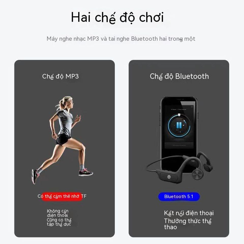Tai Nghe Bluetooth V5.2 Không Dây Thể Thao - Công Nghệ Giảm Tiếng Ồn, Thời Gian Sử Dụng Lên Tới 5 Giờ, Chống Thấm Nước, Siêu Nhẹ