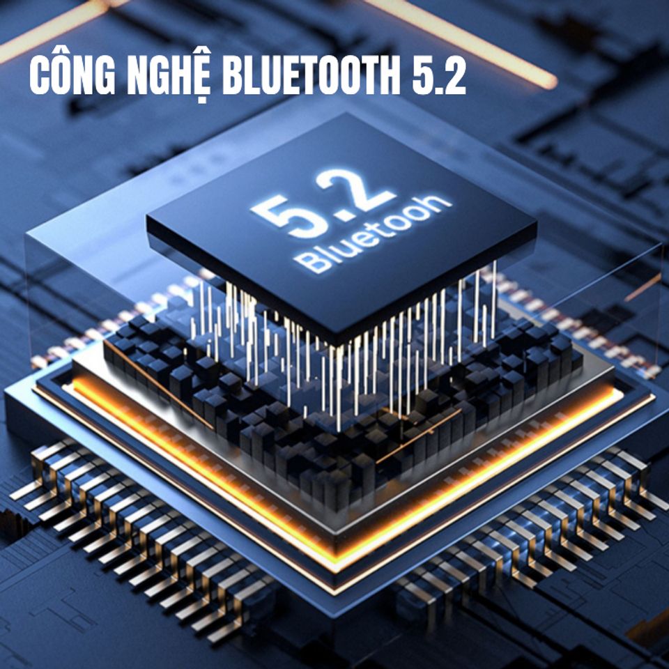 Tai Nghe Bluetooth V5.2 Không Dây Thể Thao - Công Nghệ Giảm Tiếng Ồn, Thời Gian Sử Dụng Lên Tới 5 Giờ, Chống Thấm Nước, Siêu Nhẹ
