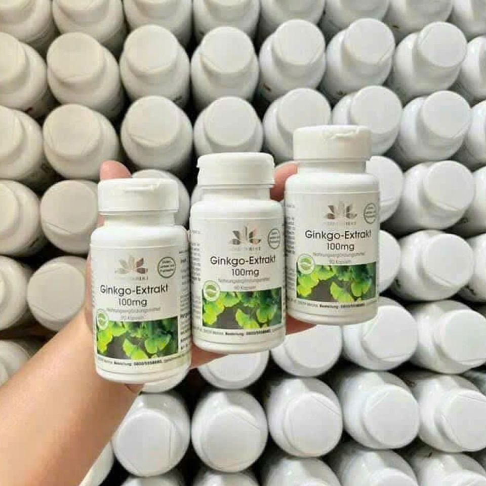 Bổ não thuần chay Herba Direkt Ginkgo-Extrakt 100mg Đức 90 viên