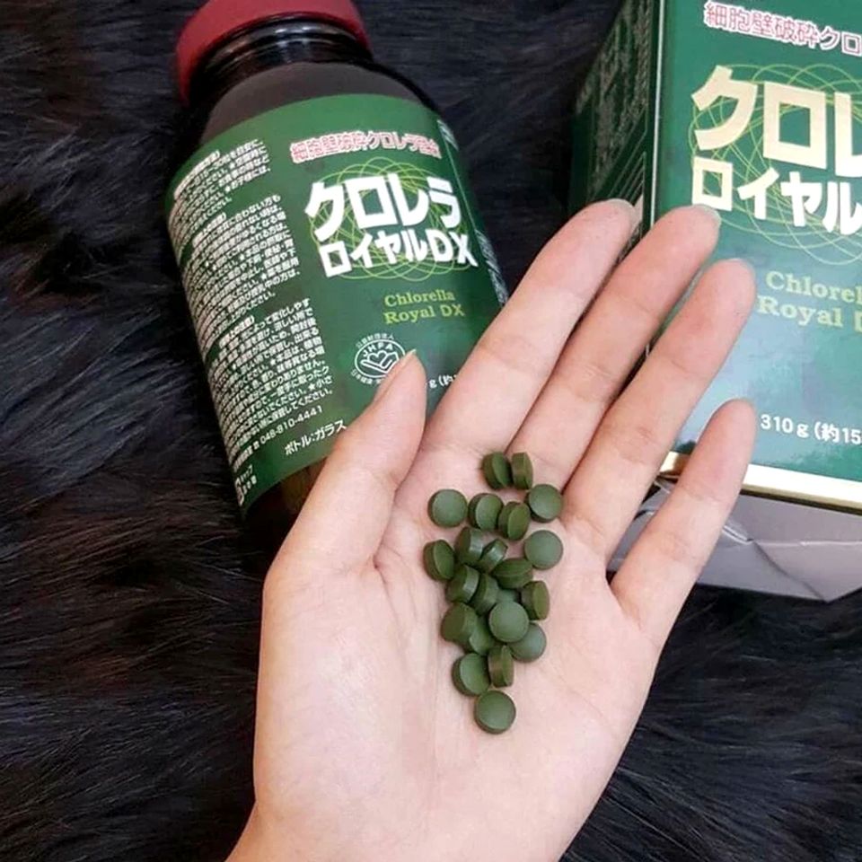 Tảo lục Chlorella Royal DX Japan 1550 viên