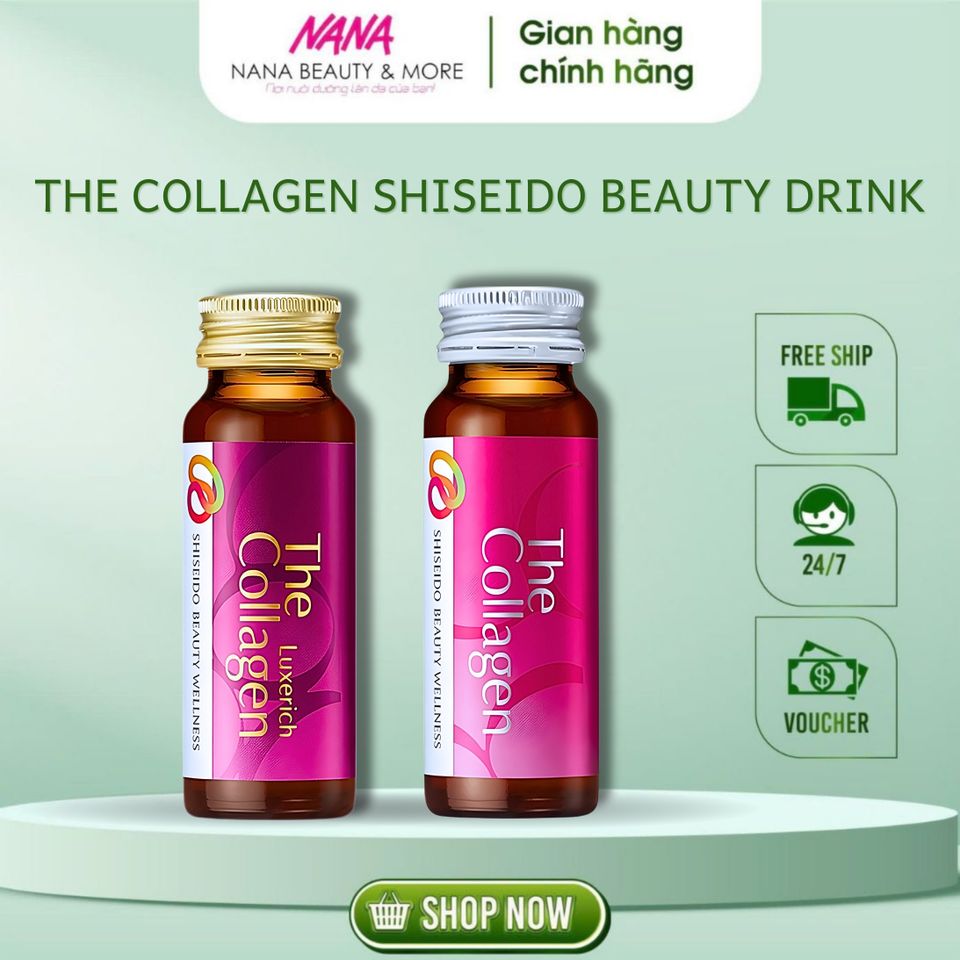 Nước Uống Collagen Shiseido Luxerich 50ml - Giải Pháp Làm Đẹp Da Từ Nhật Bản, Duy Trì Tuổi Thanh Xuân, Tươi Sáng Cho Phái Đẹp