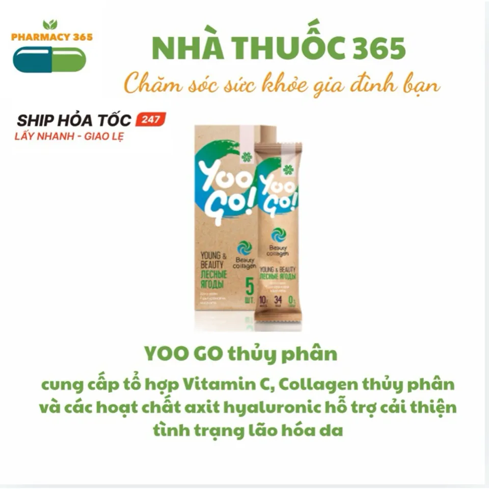 Thực phẩm bảo vệ sức khỏe Yoo Go Young & Beauty Drink Mix 5 gói ...