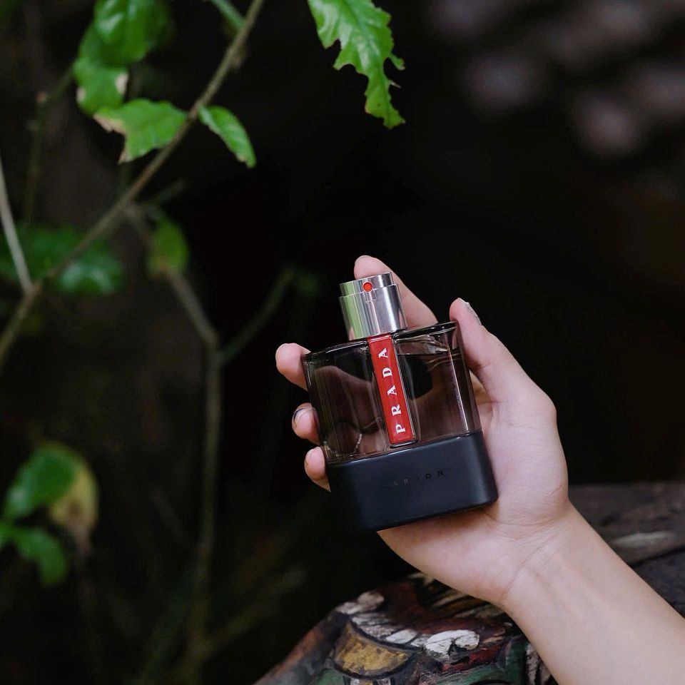 Nước Hoa Nam Prada Luna Rossa Carbon EDT 100ml - Hương Ambroxan Quyến Rũ, Phong Cách Lịch Lãm, Duy Trì 12 Giờ