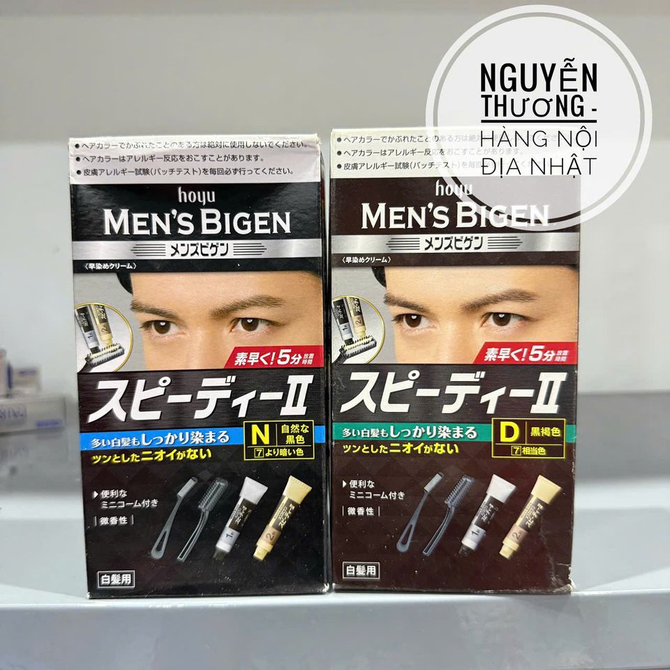 Nhuộm Tóc Bigen Nhật Bản - Thuốc Nhuộm Tóc Tự Nhiên, Bền Màu, Dưỡng Tóc Mềm Mượt, Không Hại Da Đầu Nhạy Cảm