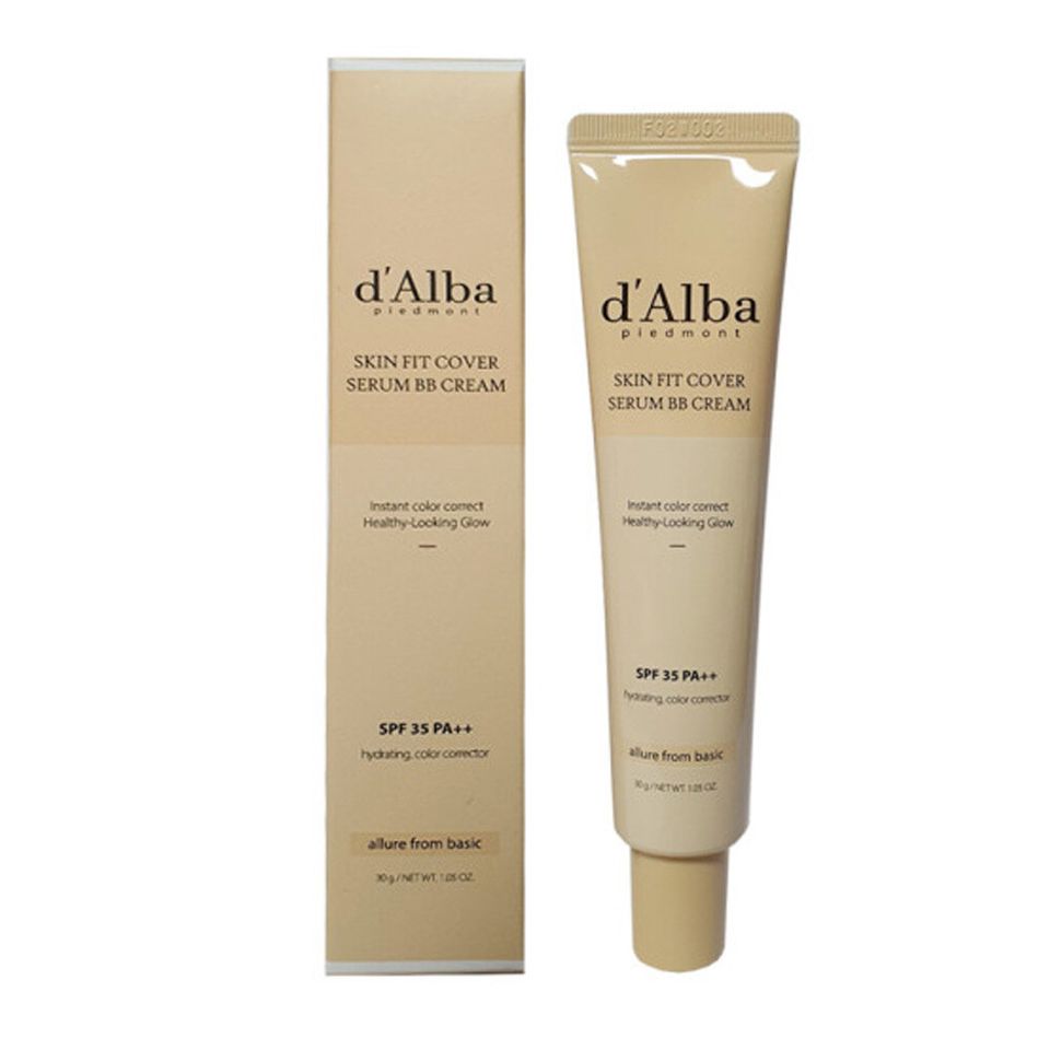 Kem Trang Điểm D'alba Serum BB Cream 30g - Che Khuyết Điểm Tự Nhiên, Chống Nắng SPF 30, Dưỡng Ẩm, Làn Da Mịn Màng
