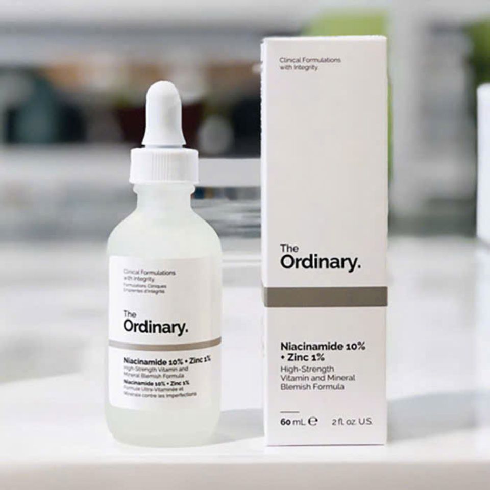 Tinh Chất Serum Giảm Mụn The Ordinary Niacinamide 10% & Zinc 1% - Kiềm Dầu, Làm Sáng Da, 30ml