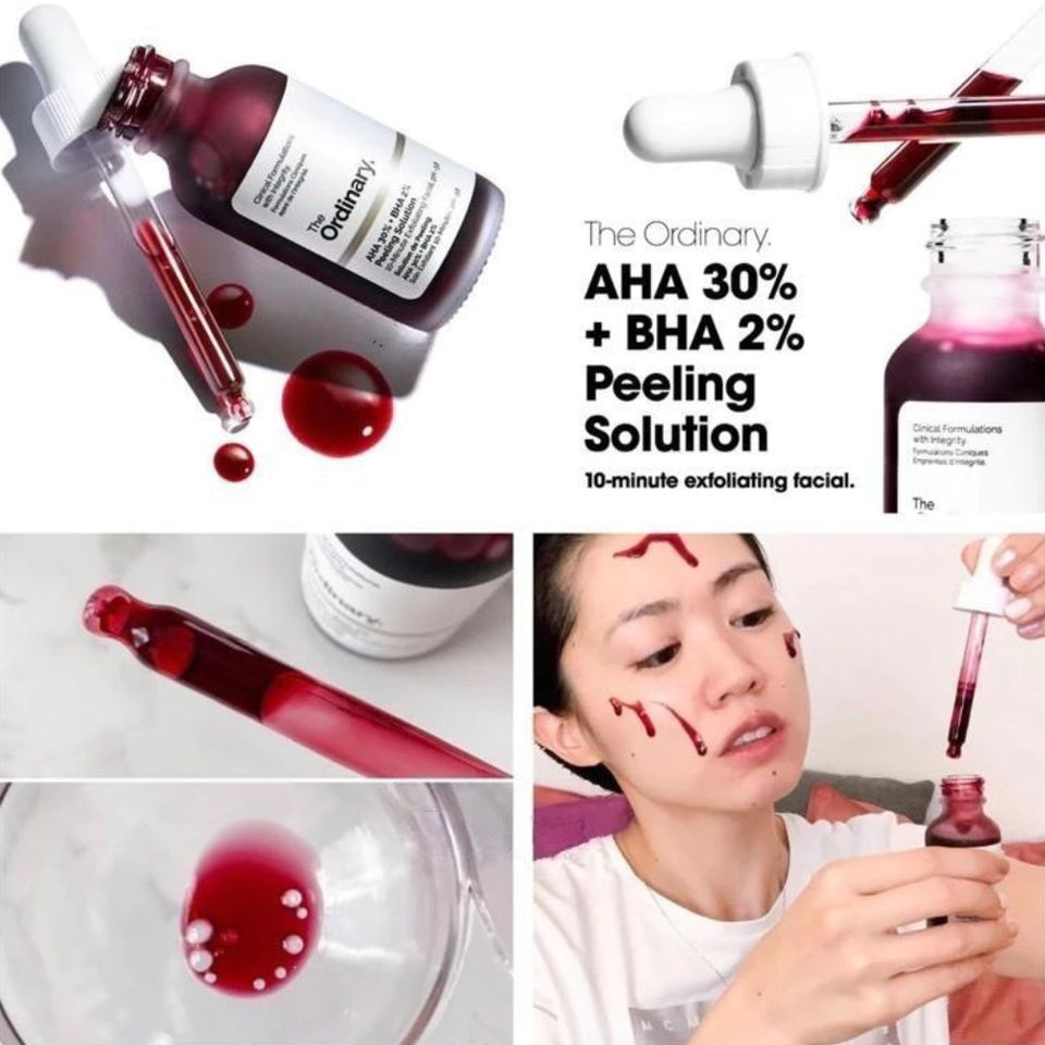 Tinh Chất Serum Tẩy Tế Bào Chết The Ordinary AHA 30% + BHA 2% 30ml - Giải Pháp Làm Sáng Da, Cải Thiện Mụn, Se Khít Lỗ Chân Lông