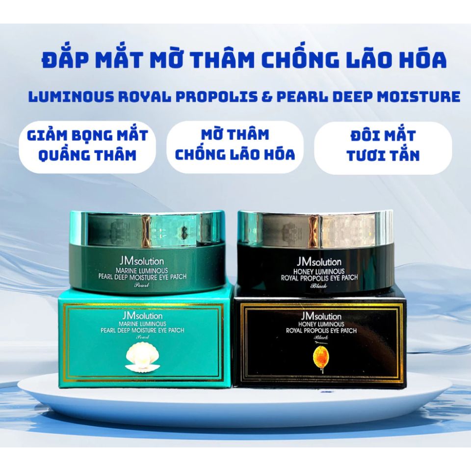 Mặt Nạ Mắt JMsolution Eye Patch 60 Miếng – Dưỡng Ẩm, Giảm Quầng Thâm, Mờ Nếp Nhăn, Hydrogel Chăm Sóc Da Mắt Hàn Quốc