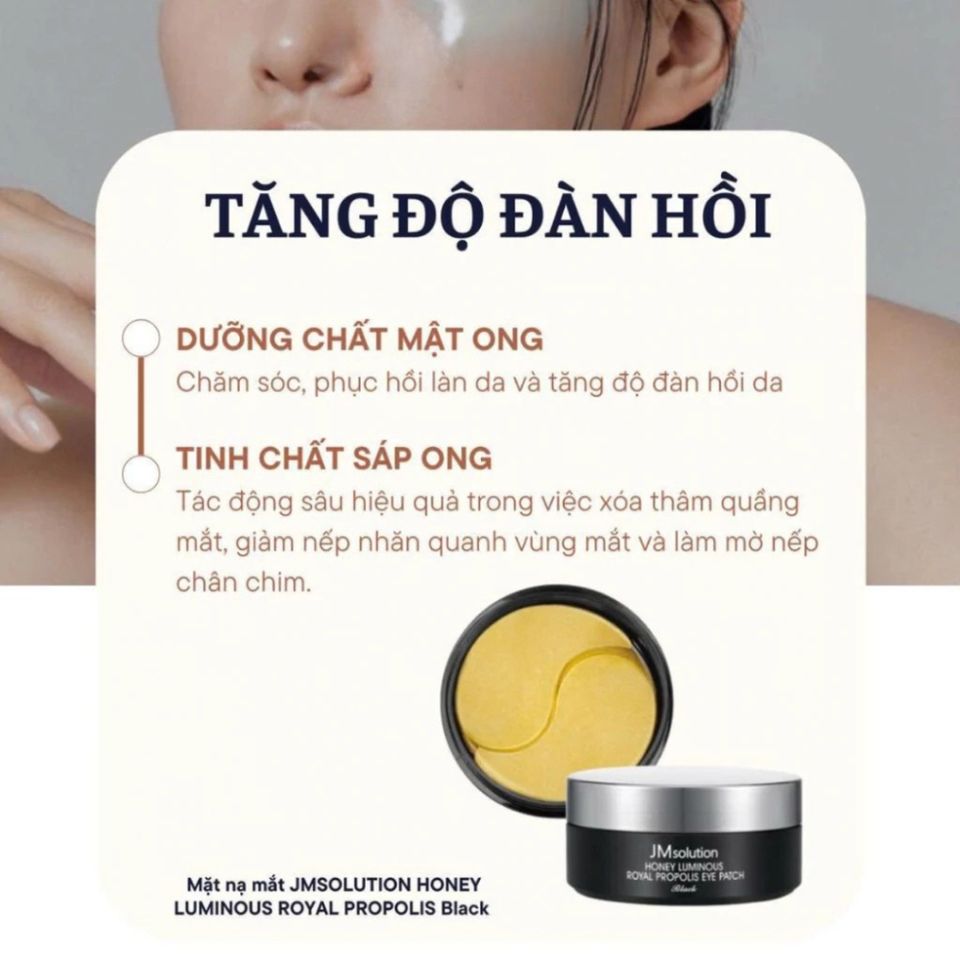 Mặt Nạ Mắt JMsolution Eye Patch 60 Miếng – Dưỡng Ẩm, Giảm Quầng Thâm, Mờ Nếp Nhăn, Hydrogel Chăm Sóc Da Mắt Hàn Quốc