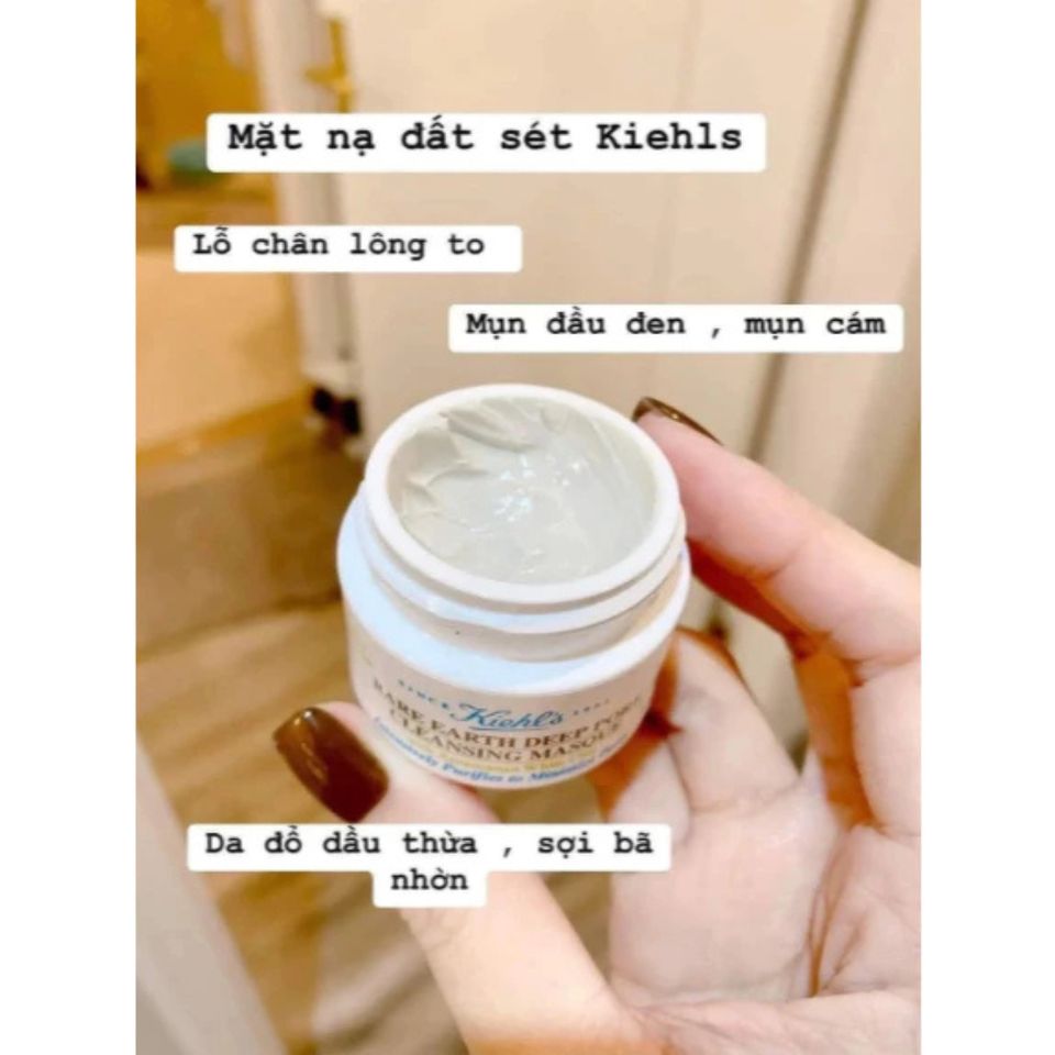 Mặt Nạ Đất Sét Kiehl's 125ml - Giảm Mụn, Se Khít Lỗ Chân Lông, Làm Sạch Sâu Cho Da Dầu, Chiết Xuất Nha Đam