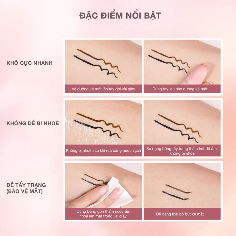 Bút Kẻ Mắt Nội Địa Trung Gogo Tales – Chính Hãng, Lâu Trôi, Giá Học Sinh, Dễ Sử Dụng