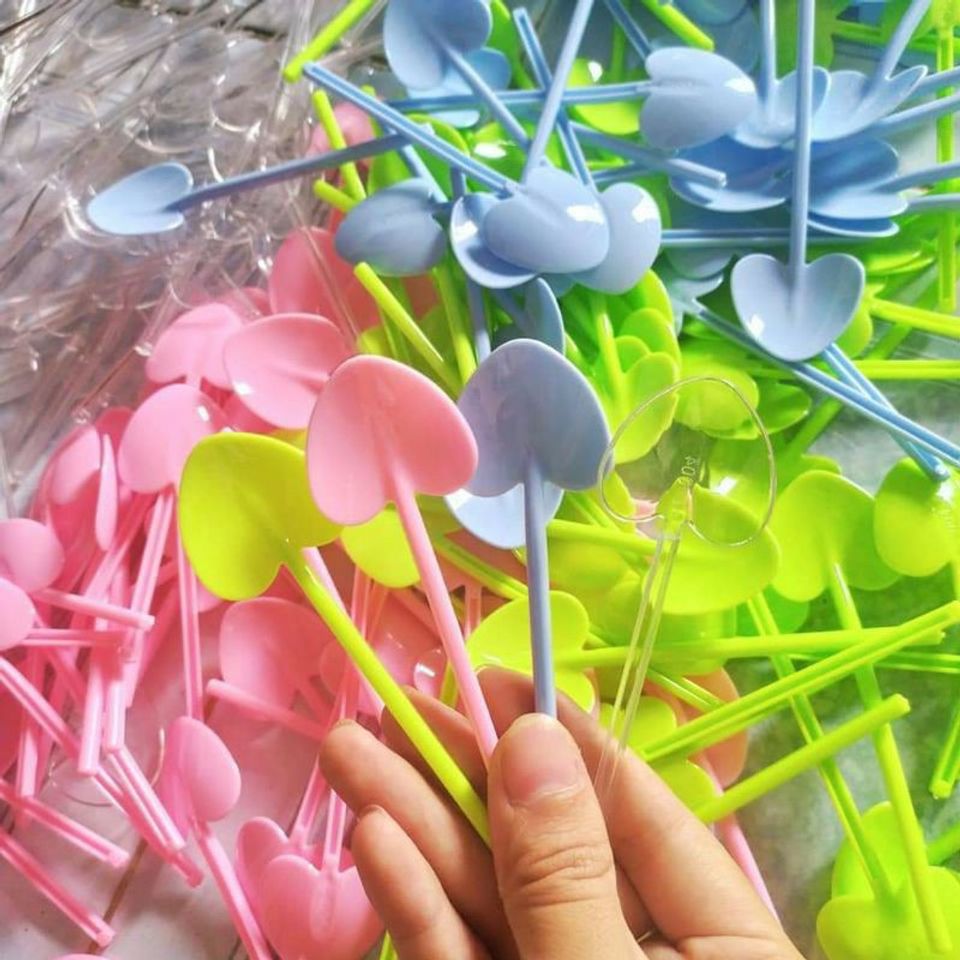 Muỗng Xúc Bột Mini Đa Năng - Thiết Kế Dễ Thương, Phù Hợp Tiệc Tùng và Gia Đình - Màu Sắc Tươi Sáng