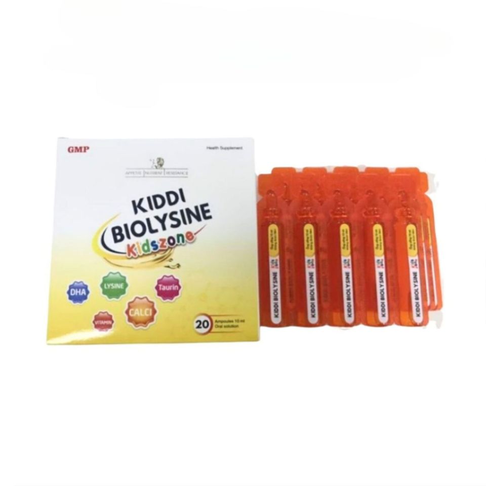 Siro Kiddy Biolysine 120ml - Thực phẩm chức năng hỗ trợ miễn dịch, giúp trẻ ăn ngon miệng và tăng cường sức khỏe
