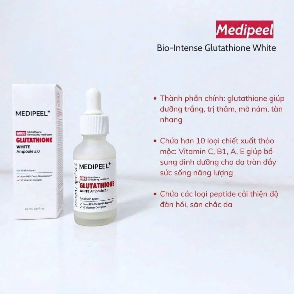 Tinh Chất Dưỡng Trắng MEDI-PEEL Gluthione 600 White Ampoule Serum Medi Peel