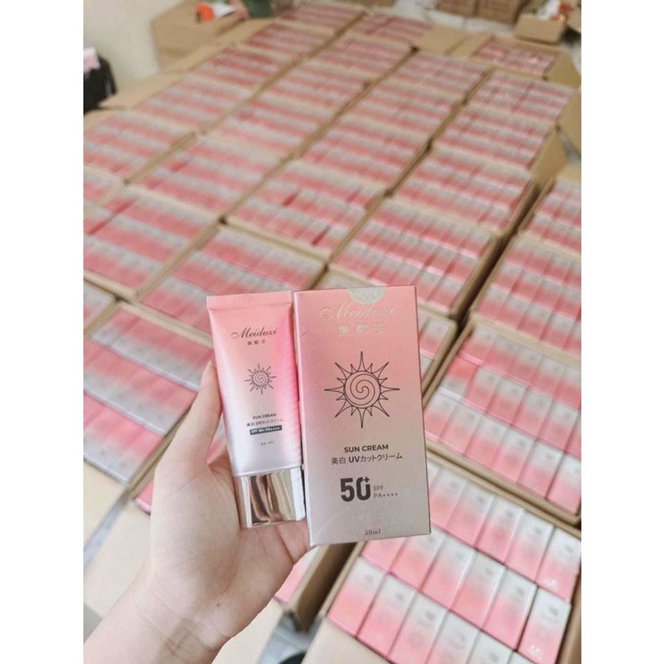 Kem Chống Nắng Meiduzi Nhật SPF50+ 30ml - Bảo Vệ Da, Nâng Tone, Không Bết Dính, Chiết Xuất Thiên Nhiên