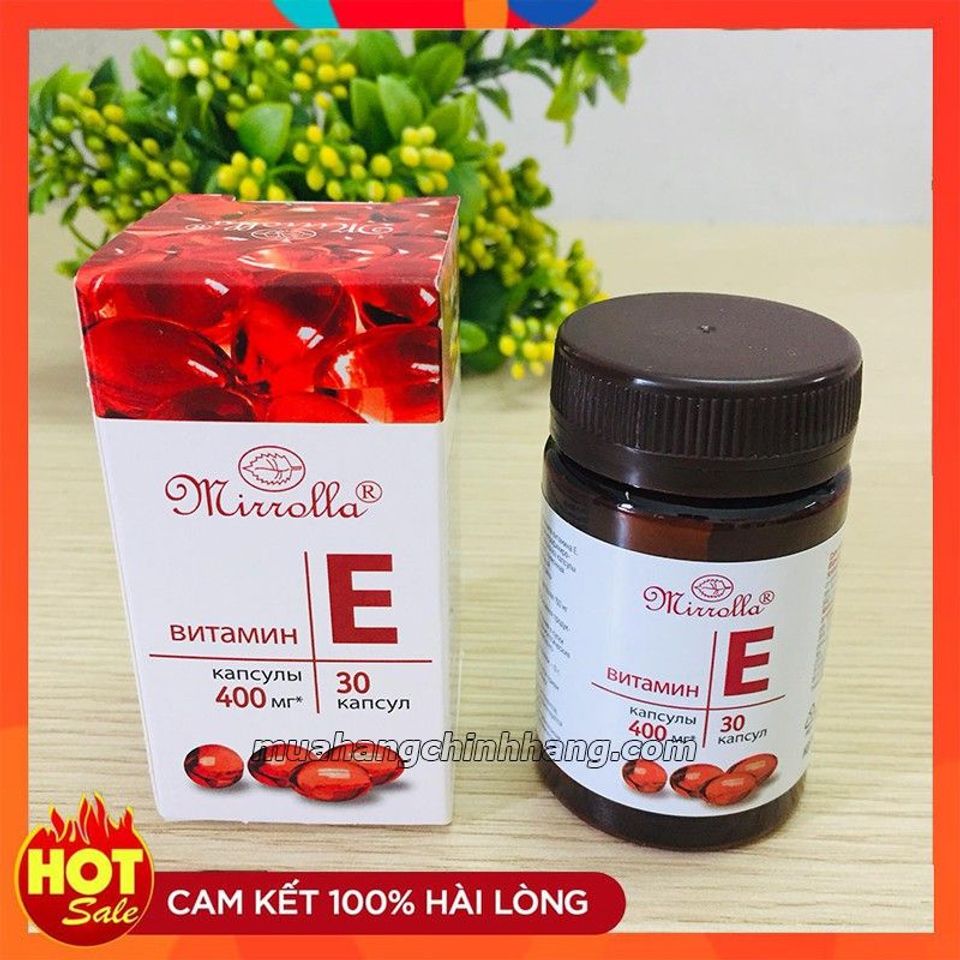 Viên Uống Vitamin E Đỏ 270mg & 400mg - Giúp Làm Sáng Da, Giảm Thâm Nám, Duy Trì Thanh Xuân Tươi Tắn