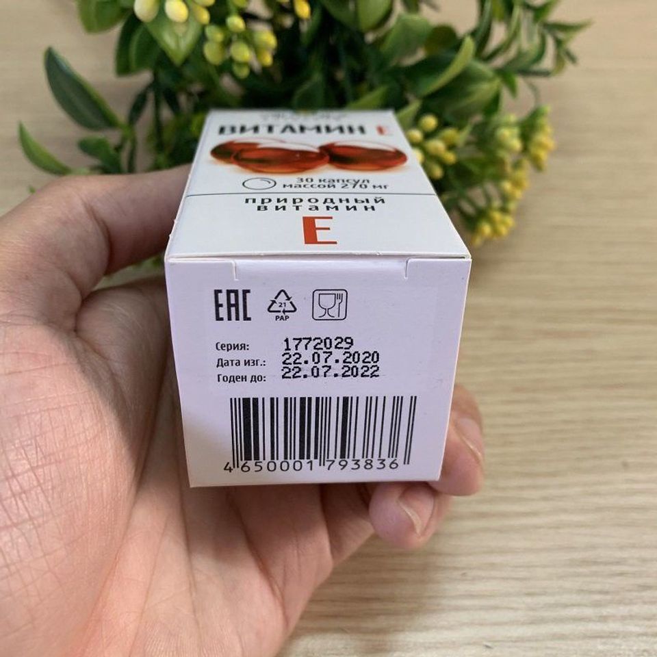 Viên Uống Vitamin E Đỏ 270mg & 400mg - Giúp Làm Sáng Da, Giảm Thâm Nám, Duy Trì Thanh Xuân Tươi Tắn